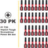 30 Pieces T20 1 In. Impact Tough Magnetic #20 Torx Head Power Bits, S2 Alloy Steel T20 Screwdriver Bits Set...