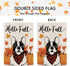 Hello Fall Garden Flag Boston Terrier Dog Pumpkins Double Sided Vertical Seasonal Autumn Outdoor Yard Lawn Decorations 12.5 x 18 Inch...