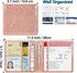 RSAquar Car Registration and Insurance Holder, Vehicle Glove Box Car Organizer Men Women Wallet Accessories Case for Cards, Essential Document, Dr...