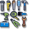 11 Pcs Repair Tools Shoe Charms, Shoe Decoration Party Gifts For Boys, Girls, Kids, Women. (11Pcs Repair)...