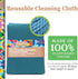 Reusable Cleaning Cloth, 2 Pack - Multipurpose Super Absorbent, Reusable, Durable, Washable Kitchen Towels, Cleaning Rags, Cloth Wipes, Wash Rags,...