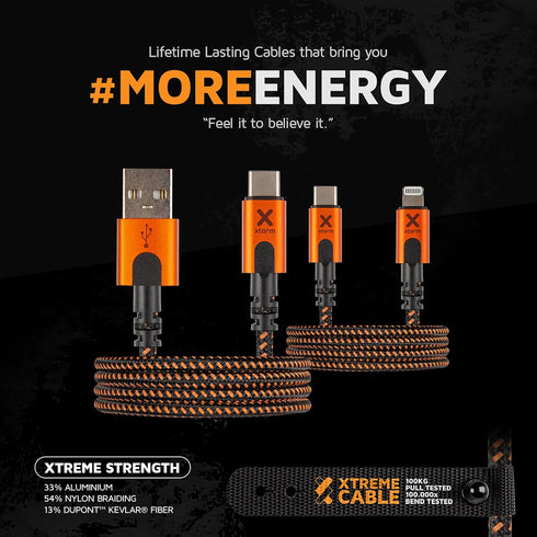 CXX002 Xtreme Series USB-A to Lightning Cable, 4.9-Ft....