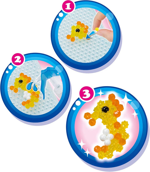 Aquabeads Arts & Crafts Ocean Life Theme Refill with Beads and Templates...