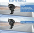 Windshield Radar Detector Mount,Suitable for Escort MAX,MAX 2,2015-2019 MAX360 Radar Suction Cup Mounting Base,with Sliding Plate Connection(Not A...