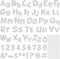 72 Pcs 4 Inch Glitter Bulletin Board Letters Chalkboard Classroom Letters Poster Cut out Letters for Bulletin Boards with Adhesive Dot Alphabet 0-...
