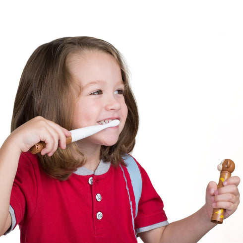 Nuby Electric Toothbrush with Animal Character, Monkey...