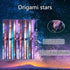 Origami Paper - 1080 Sheets Origami Star Paper Strips, 8 Different Designs of Beautiful Space Sky, Lucky Star Paper Strip Decoration Folding Paper...