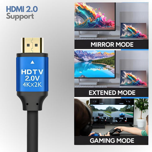 Betron 4K HDMI to HDMI Cable, High Speed Ultra HD HDMI Cord,18 Gbps 6.5 Feet Male-Male HDMI Wire for 4K Roku TV HDTV Monitor Playstation PS4 Xbox ...