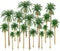 HUIANER Palm Tree Model Trees, Miniature Palm Trees Mixed 5 Size Fake Plastic Trees with No Stands for DIY Scenery Landscape Cake Decoration?18PCS...