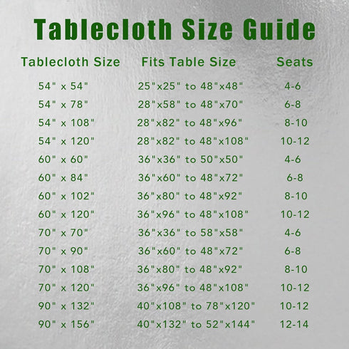 sancua Square Tablecloth - 54 x 54 Inch - Stain and Wrinkle Resistant Washable Polyester Table Cloth, Decorative Fabric Table Cover for Dining Tab...
