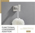 Angle Simple Bathroom Towel Hook, SUS304 Stainless Steel Single Shower Towel Hanger for Wall, Kitchen Cabinet Closet Coat Robe Holder Wall Mounted...