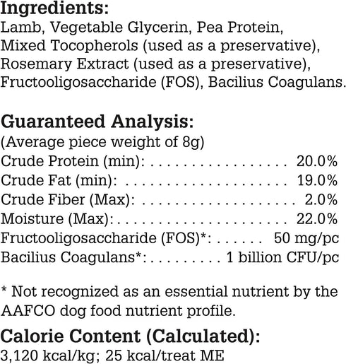 Loving Pets Activpetz Lamb Jerky Digestive Health + Probiotic Formula Dog Treat, 7 Oz...