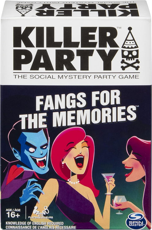 Spin Master Killer Party - Fangs for The Memories, The Social Mystery Party Game for Ages 16 and Up...