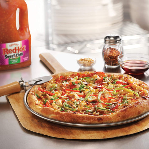 Frank's RedHot Sweet Chili Sauce, 0.5 gal - One Half Gallon Bulk Container of Sweet Chili Hot Sauce for Wings, Pizza, Sandwiches, Stir Fry, and Mo...