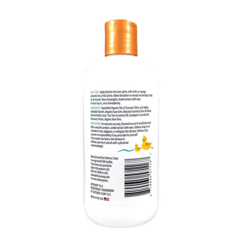 Defense Soap Baby Shampoo and Body Wash with Tea Tree Oil, Coconut Oil, Eucalyptus, Olive Oil & Aloe, 12 Fl Oz...