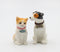 20781 Fine Porcelain Dog and Cat Salt and Pepper Shakers Set, 3-3/8" H...