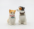 20781 Fine Porcelain Dog and Cat Salt and Pepper Shakers Set, 3-3/8" H...