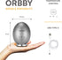 Orbby Premium Aromatherapy Diffuser | Incense Burner | Portable Air Freshener for Home, Office, and Bathroom | Non-Toxic Home Fragrance with Adjus...