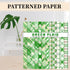 24 Sheet St. Patrick's Day Pattern Paper Green Scrapbook Stripe Plaid Dot 11.8 x 11.8 Inch Double Sided Decorative Craft Paper Folded Flat For DIY...