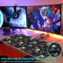Desk Mat,Skulls with Flowers Large Gaming Mouse Pad for Desk XXL,Skull Floral Desk Pad for Desktop,Extended Big Computer Keyboard Mouse Pad with N...
