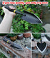 Heavy-Duty Gardening Hand Trowel with Sheath - Stainless Steel Garden Shovel Featuring a Rubberized Handle, Perfect for Diligent Farmers' Soil Pla...