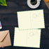 Cream Greeting Note Flat Postcards or Cards with Envelopes - 5 X 7 Inches - 50 Per Pack - This Is Not a Fold Over Card (No Envelopes)...