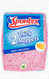 Spontex Thick Moppets, 6 Packs of 2 (Total 12 Sponges)...