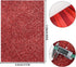 8 Pieces 8x12 Inch Faux Leather Sheets Red Fine Chunky Glitter Metallic Litchi Butterfly Patent Skin Lizard Texture Leather Fabric for Bows Earrin...
