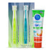 Growing Kids Oral Care Kit by Brilliant Oral Care- Set has Brilliant Child Toothbrush, Brilliant Kids Toothbrush & 2oz Spry Strawberry Banana Flav...