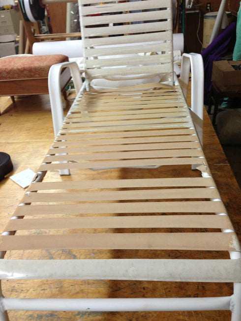 1.5" x 10' Vinyl Outdoor Patio Lawn Furniture Repair Strap Strapping - Dark Brown...