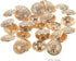 MILISTEN 30pcs Round Metal Hollow Out Button Coat Buttons Flat Buttons Jacket Button Trousers Buttons Sewing Buttons (Light Golden 18mm)...