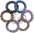 BIHRTC Pack of 6 Keychain Bracelet key Holder Wristlet Wrist Key Chain Spring Wristband Flexible Spiral Wrist Coil Spring Key Chain Stretchable Sp...
