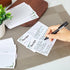 Recipe Card 4x6, 100 Count Blank Recipe Cards Double-Sided, 4x6 Recipe Cards for Bridal Shower...
