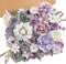 Serra Flora Artificial Flowers Combo for DIY Centerpieces Arrangements Wedding Bridal Bouquet Table Chair Candle Holder Baby Shower Cake Flower Ho...
