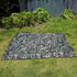 Camouflage Tent Tarp, Portable Rainproof Tent Tarp Camping Tent Tarp Shelter Lightweight Camping Stool for for Outdoor Hiking Hunting(2x1.5m)...