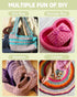 T-Shirt Yarn for Croheting Knitting - Tshirt Yarn for Slippers Storage Baskets Projects Bags Blanket Cushions, T shirt yarn 100g×2 (3.5oz×2), DIY ...