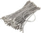 bayite Pack (100) Stainless Steel Wire Keychains Cable, Key Rings, Heavy Duty Luggage Tags Loops Tag Keepers 2mm Twist Barrel (Cable Length: 6 inc...