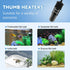 Small Aquarium Heater,Submersible Adjustable Mini Fish Tank Heater 20W,Betta Heater with External Temperature Controller,LED Temperature Display, ...