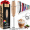 Zulay Kitchen Powerful Milk Frother Wand - Ultra Fast Handheld Drink Mixer - Electric Whisk Foam Maker for Coffee, Lattes, Cappuccino, Frappe, Mat...