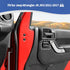 RT-TCZ for Jeep JK Door Lock Switch Cover Trim Carbon Fiber for Jeep Wrangler JK JKU 2011-2017 Black ABS Carbon Fiber Interior Accessories 2pcs...