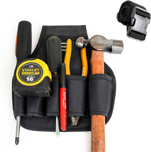 Tool Pouch with Belt Utility Belt for Many Uses Versatile Tool Belt for Electricians Carpenters and Construction Workers Tool Organizer to Conveni...