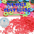 2000 Pcs Red Clay Beads for Bracelets Making, Polymer Spacer Flat Beads DIY for Jewelry Necklace Earring Making Kit, Preppy Aesthetic Heishi Heshi...