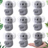 Poen 9 Pcs Koala Stuffed Animal, Plush Koala Bear Simulation Cute Small Stuffed Animals Doll Mini Koala Toy with Pearl Chain Soft Koala for Birthd...