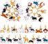 16Pcs Stitch Markers for Knitting Crochet Alloy Enamel Removable Lobster Claw Clasps for Knitting Weaving Sewing Quilting Handmade Jewelry (Dog)...