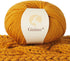 100% Merino Wool Yarn, 6-Ply Luxurious and Soft Yarn for Hand Knitting & Crocheting, 1.76 OZ/50g, 127 yds/116 Meters (Pumpkin, 1 Ball)...