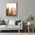 Posterizer 1 pcs-beautiful nature scene with evergreen trees and mountains 5-Landscape & Nature Art-Gift for Art Lovers-Decor for Home & Office- u...