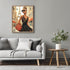 Posterizer 1 pcs-glamorous woman in stylish Parisian street 4-Inspirational Women's Art-Adventure Wall Art-Gift for Women, Fashionistas, Designer ...