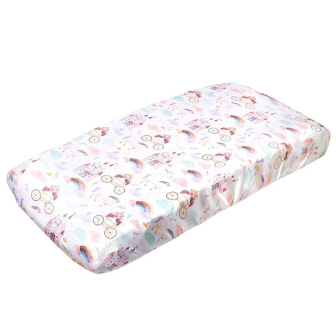 Copper Pearl Premium Knit Changing Pad Cover Soft, Stylish, and Universal Fit for All Standard Diaper Changing Pads, Trendy Design Changing Pad Co...