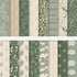 32 Sheets Sage Green Floral Pattern Paper Greenery Scrapbook Specialty Paper Eucalyptus Leaves Double Sided Craft Paper For DIY Card Making Photo ...
