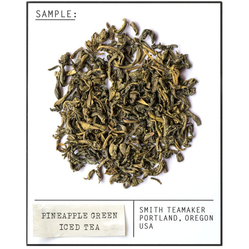 Steven Smith Teamaker Pineapple Green Iced Tea No. 81, Refreshing, Caffeinated, Sustainably Grown, Full Leaf Green Iced Tea, 10 Count, 1 Quart Sac...